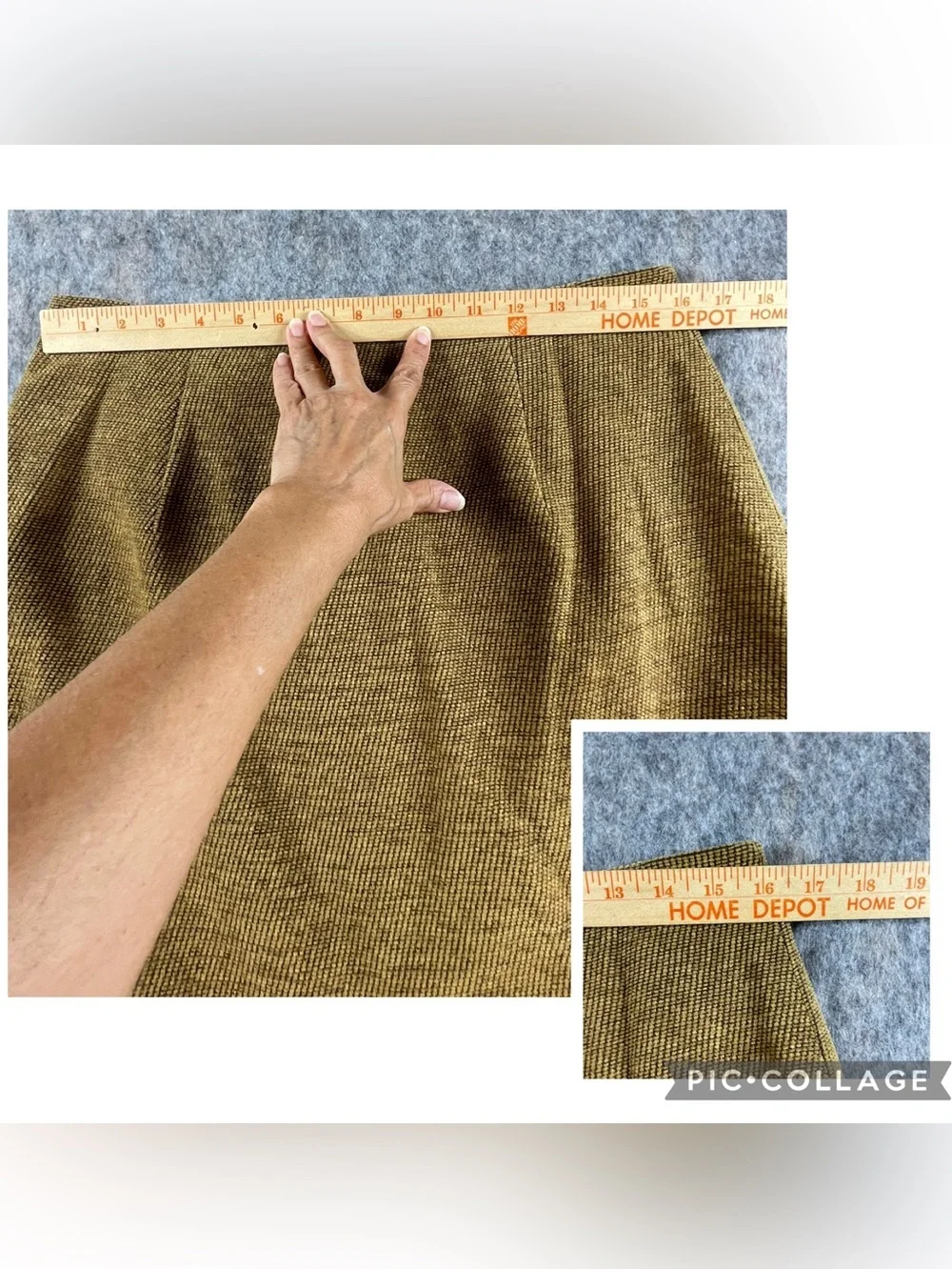 Halston Lifestyle Career Professional Party Quiet Luxury Timeless Skirt - Sz 14